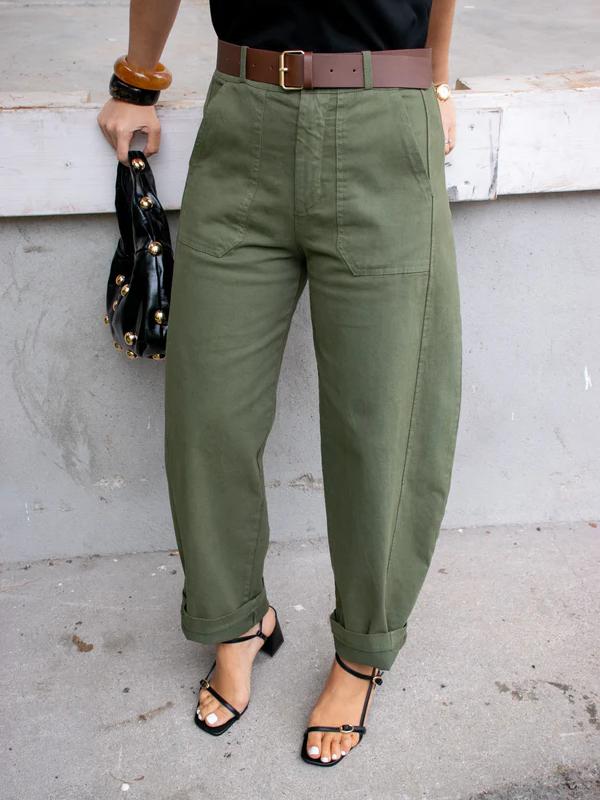 ZAYNÉ - Modern Barrel Pants | Effortless Style & Comfort