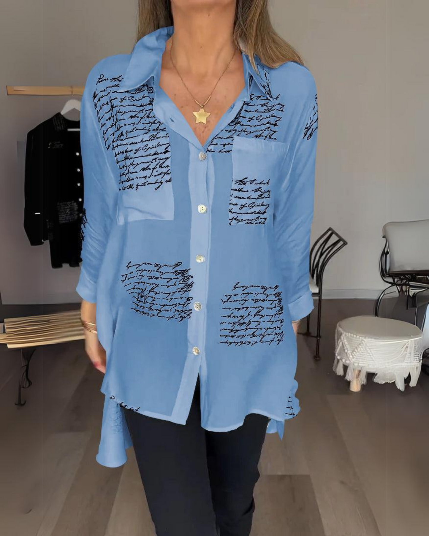 Amelvia Elora Relaxed-Fit Tee – Casual Chic Redefined