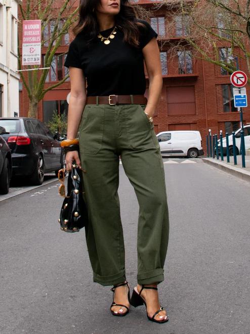 ZAYNÉ - Modern Barrel Pants | Effortless Style & Comfort