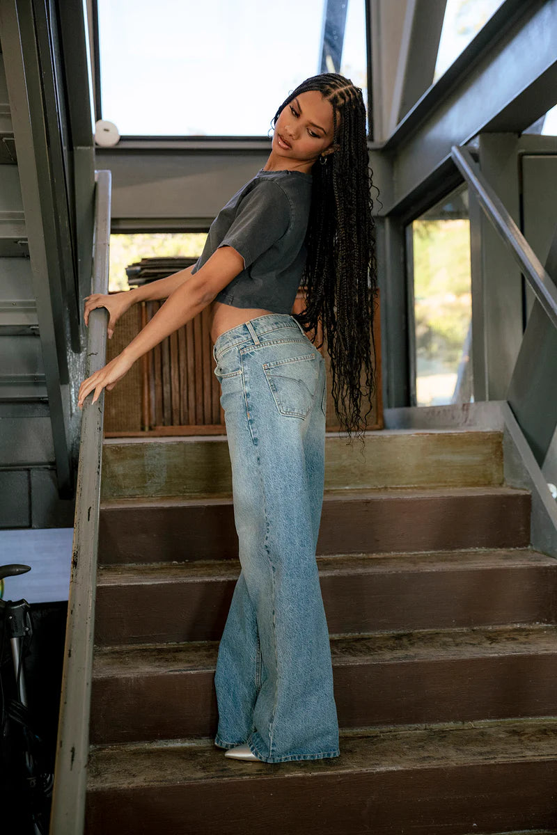 ZAYA – Vintage Low-Rise Baggy Jeans | Ocean Ave Edition